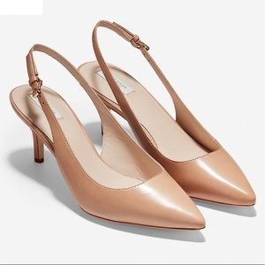 COPY - NWT Cole Haan Size 5 Nude Vesta Slingback Pumps